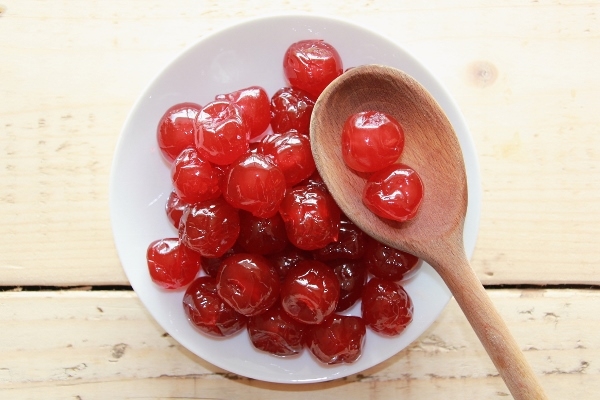 Bigarreau confit - Cerise - Vente en ligne sachet de 100 g-250g-400g Plaisirs de Fruits