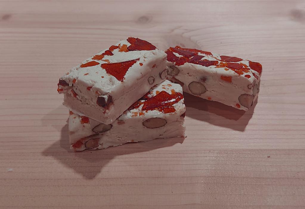 nougat tendre rhum et caramel