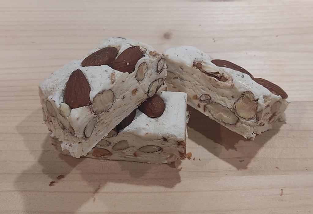 nougat tendre nature et amandes